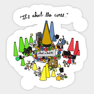 Parks and Recreation - The Cones of Dunshire Sticker